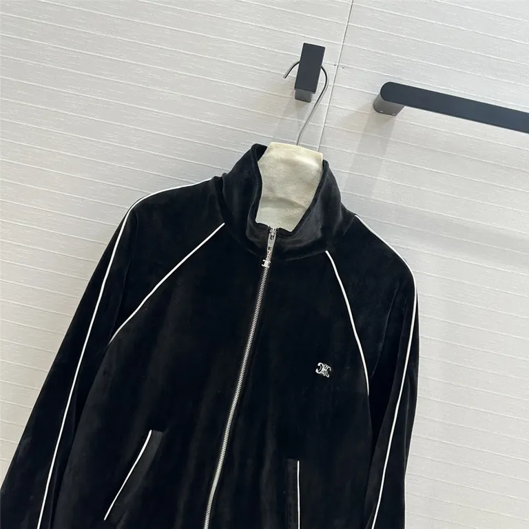 Celine Preppy Velvet Tracksuit